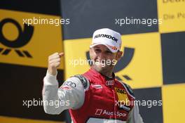 Podium: Race winner Rene Rast (GER) Audi Sport Team Rosberg, Audi RS 5 DTM. 18.06.2017, DTM Round 3, Hungaroring, Hungary, Sunday.