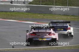 Lucas Auer (AUT) - Mercedes-AMG C63 DTM Mercedes-AMG Motorport BWT Maxime Martin (BEL) - BMW M4 DTM BMW Team RBM 09.09.2017, DTM Round 7, Nürburgring, Germany, Saturday.