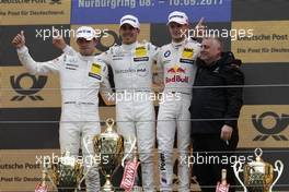 Paul Di Resta (GBR) - Mercedes-AMG C63 DTM Mercedes-AMG Motorsport SILBERPFEIL Energy Robert Wickens (CAN) - Mercedes-AMG C 63 DTM Mercedes-AMG Motorsport Mercedes me Marco Wittmann (GER) - BMW M4 DTM BMW Team RMG 10.09.2017, DTM Round 7, Nürburgring, Germany, Sunday.