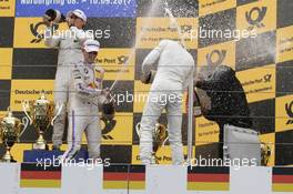 Paul Di Resta (GBR) - Mercedes-AMG C63 DTM Mercedes-AMG Motorsport SILBERPFEIL Energy Robert Wickens (CAN) - Mercedes-AMG C 63 DTM Mercedes-AMG Motorsport Mercedes me Marco Wittmann (GER) - BMW M4 DTM BMW Team RMG 10.09.2017, DTM Round 7, Nürburgring, Germany, Sunday.