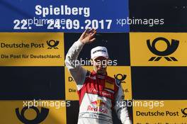 Podium: Race winner Mattias Ekstrom (SWE) Audi Sport Team Abt Sportsline, Audi A5 DTM. 23.09.2017, DTM Round 8, Red Bull Ring Spielberg, Austria,  Saturday.