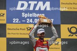 Podium: Race winner Rene Rast (GER) Audi Sport Team Rosberg, Audi RS 5 DTM . 24.09.2017, DTM Round 8, Red Bull Ring Spielberg, Austria, Sunday.
