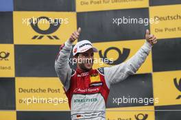 Podium: Second placed Mike Rockenfeller (GER) Audi Sport Team Phoenix, Audi RS 5 DTM. 24.09.2017, DTM Round 8, Red Bull Ring Spielberg, Austria, Sunday.