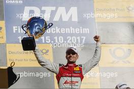 Podium: Race winner Jamie Green (GBR) Audi Sport Team Rosberg, Audi RS 5 DTM. 14.10.2017, DTM Round 9, Hockenheimring, Germany,  Saturday.