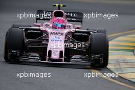 Esteban Ocon (FRA) Force India F1  24.03.2017. Formula 1 World Championship, Rd 1, Australian Grand Prix, Albert Park, Melbourne, Australia, Practice Day.
