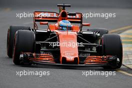 Fernando Alonso (ESP) McLaren F1  24.03.2017. Formula 1 World Championship, Rd 1, Australian Grand Prix, Albert Park, Melbourne, Australia, Practice Day.