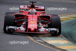Sebastian Vettel (GER) Scuderia Ferrari  24.03.2017. Formula 1 World Championship, Rd 1, Australian Grand Prix, Albert Park, Melbourne, Australia, Practice Day.