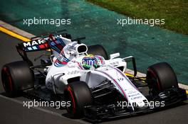 Felipe Massa (BRA) Williams FW40. 24.03.2017. Formula 1 World Championship, Rd 1, Australian Grand Prix, Albert Park, Melbourne, Australia, Practice Day.