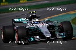 Valtteri Bottas (FIN) Mercedes AMG F1 W08. 24.03.2017. Formula 1 World Championship, Rd 1, Australian Grand Prix, Albert Park, Melbourne, Australia, Practice Day.