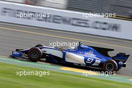 Marcus Ericsson (SWE) Sauber F1 Team  24.03.2017. Formula 1 World Championship, Rd 1, Australian Grand Prix, Albert Park, Melbourne, Australia, Practice Day.