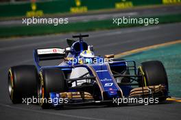 Marcus Ericsson (SWE) Sauber C36. 24.03.2017. Formula 1 World Championship, Rd 1, Australian Grand Prix, Albert Park, Melbourne, Australia, Practice Day.