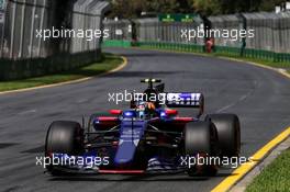 Carlos Sainz Jr (ESP) Scuderia Toro Rosso STR12. 24.03.2017. Formula 1 World Championship, Rd 1, Australian Grand Prix, Albert Park, Melbourne, Australia, Practice Day.