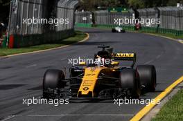 Nico Hulkenberg (GER) Renault Sport F1 Team RS17. 24.03.2017. Formula 1 World Championship, Rd 1, Australian Grand Prix, Albert Park, Melbourne, Australia, Practice Day.