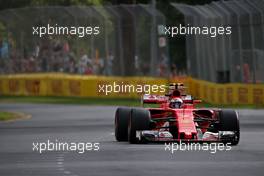 Kimi Raikkonen (FIN) Scuderia Ferrari  24.03.2017. Formula 1 World Championship, Rd 1, Australian Grand Prix, Albert Park, Melbourne, Australia, Practice Day.
