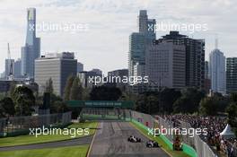 Lewis Hamilton (GBR) Mercedes AMG F1 W08. 26.03.2017. Formula 1 World Championship, Rd 1, Australian Grand Prix, Albert Park, Melbourne, Australia, Race Day.