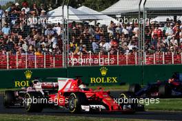 Sebastian Vettel (GER) Ferrari SF70H. 26.03.2017. Formula 1 World Championship, Rd 1, Australian Grand Prix, Albert Park, Melbourne, Australia, Race Day.