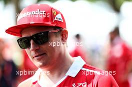 Kimi Raikkonen (FIN) Ferrari. 25.03.2017. Formula 1 World Championship, Rd 1, Australian Grand Prix, Albert Park, Melbourne, Australia, Qualifying Day.
