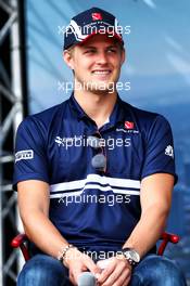 Marcus Ericsson (SWE) Sauber F1 Team. 26.03.2017. Formula 1 World Championship, Rd 1, Australian Grand Prix, Albert Park, Melbourne, Australia, Race Day.