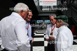 (L to R): Lawrence Stroll (CDN) Businessman with Sean Bratches, Formula 1 Managing Director, Commercial Operations; Chase Carey (USA) Formula One Group Chairman; and Jackie Stewart (GBR). 26.03.2017. Formula 1 World Championship, Rd 1, Australian Grand Prix, Albert Park, Melbourne, Australia, Race Day.