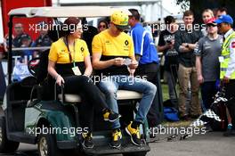 Nico Hulkenberg (GER) Renault Sport F1 Team. 26.03.2017. Formula 1 World Championship, Rd 1, Australian Grand Prix, Albert Park, Melbourne, Australia, Race Day.