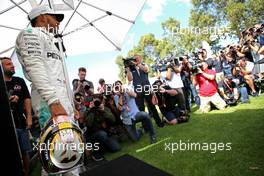 Lewis Hamilton (GBR) Mercedes AMG F1   23.03.2017. Formula 1 World Championship, Rd 1, Australian Grand Prix, Albert Park, Melbourne, Australia, Preparation Day.