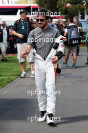 Fernando Alonso (ESP) McLaren. 23.03.2017. Formula 1 World Championship, Rd 1, Australian Grand Prix, Albert Park, Melbourne, Australia, Preparation Day.