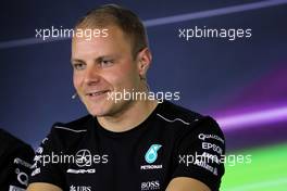 Valtteri Bottas (FIN) Mercedes AMG F1 in the FIA Press Conference. 23.03.2017. Formula 1 World Championship, Rd 1, Australian Grand Prix, Albert Park, Melbourne, Australia, Preparation Day.