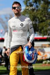 Jolyon Palmer (GBR) Renault Sport F1 Team   23.03.2017. Formula 1 World Championship, Rd 1, Australian Grand Prix, Albert Park, Melbourne, Australia, Preparation Day.