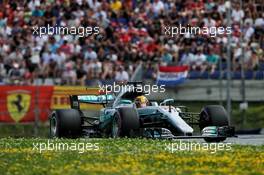 Lewis Hamilton (GBR) Mercedes AMG F1 W08. 08.07.2017. Formula 1 World Championship, Rd 9, Austrian Grand Prix, Spielberg, Austria, Qualifying Day.