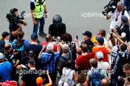 Lewis Hamilton (GBR) Mercedes AMG F1 signs autographs for the fans. 08.07.2017. Formula 1 World Championship, Rd 9, Austrian Grand Prix, Spielberg, Austria, Qualifying Day.