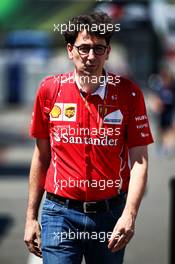 Mattia Binotto (ITA) Ferrari Chief Technical Officer. 06.07.2017. Formula 1 World Championship, Rd 9, Austrian Grand Prix, Spielberg, Austria, Preparation Day.