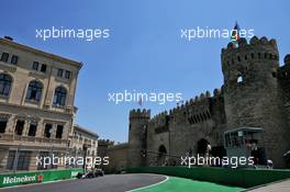 Kevin Magnussen (DEN) Haas VF-17. 23.06.2017. Formula 1 World Championship, Rd 8, Azerbaijan Grand Prix, Baku Street Circuit, Azerbaijan, Practice Day.