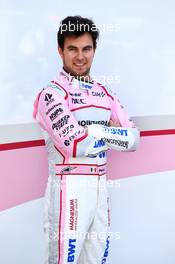 Sergio Perez (MEX) Sahara Force India F1. 23.06.2017. Formula 1 World Championship, Rd 8, Azerbaijan Grand Prix, Baku Street Circuit, Azerbaijan, Practice Day.