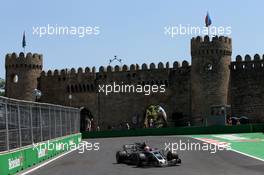 Kevin Magnussen (DEN) Haas VF-17. 23.06.2017. Formula 1 World Championship, Rd 8, Azerbaijan Grand Prix, Baku Street Circuit, Azerbaijan, Practice Day.