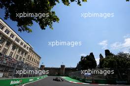 Kevin Magnussen (DEN) Haas VF-17. 23.06.2017. Formula 1 World Championship, Rd 8, Azerbaijan Grand Prix, Baku Street Circuit, Azerbaijan, Practice Day.