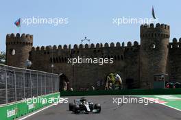 Lewis Hamilton (GBR) Mercedes AMG F1 W08. 23.06.2017. Formula 1 World Championship, Rd 8, Azerbaijan Grand Prix, Baku Street Circuit, Azerbaijan, Practice Day.