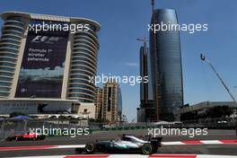 Lewis Hamilton (GBR) Mercedes AMG F1 W08. 23.06.2017. Formula 1 World Championship, Rd 8, Azerbaijan Grand Prix, Baku Street Circuit, Azerbaijan, Practice Day.