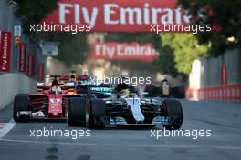 Lewis Hamilton (GBR) Mercedes AMG F1   25.06.2017. Formula 1 World Championship, Rd 8, Azerbaijan Grand Prix, Baku Street Circuit, Azerbaijan, Race Day.