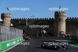 Lewis Hamilton (GBR) Mercedes AMG F1 W08. 25.06.2017. Formula 1 World Championship, Rd 8, Azerbaijan Grand Prix, Baku Street Circuit, Azerbaijan, Race Day.