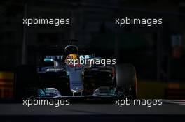 Lewis Hamilton (GBR) Mercedes AMG F1 W08. 25.06.2017. Formula 1 World Championship, Rd 8, Azerbaijan Grand Prix, Baku Street Circuit, Azerbaijan, Race Day.