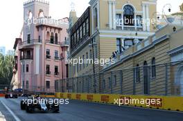 Kevin Magnussen (DEN) Haas VF-17. 25.06.2017. Formula 1 World Championship, Rd 8, Azerbaijan Grand Prix, Baku Street Circuit, Azerbaijan, Race Day.