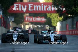 Valtteri Bottas (FIN) Mercedes AMG F1  25.06.2017. Formula 1 World Championship, Rd 8, Azerbaijan Grand Prix, Baku Street Circuit, Azerbaijan, Race Day.