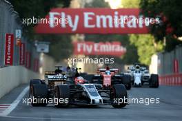 Kevin Magnussen (DEN) Haas F1 Team  25.06.2017. Formula 1 World Championship, Rd 8, Azerbaijan Grand Prix, Baku Street Circuit, Azerbaijan, Race Day.