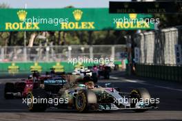 Lewis Hamilton (GBR) Mercedes AMG F1 W08. 25.06.2017. Formula 1 World Championship, Rd 8, Azerbaijan Grand Prix, Baku Street Circuit, Azerbaijan, Race Day.