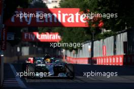 Lewis Hamilton (GBR) Mercedes AMG F1   25.06.2017. Formula 1 World Championship, Rd 8, Azerbaijan Grand Prix, Baku Street Circuit, Azerbaijan, Race Day.