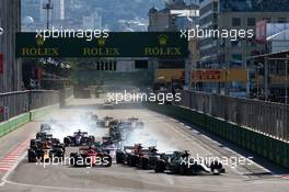 Lewis Hamilton (GBR) Mercedes AMG F1 W08 leads at the start of the race. 25.06.2017. Formula 1 World Championship, Rd 8, Azerbaijan Grand Prix, Baku Street Circuit, Azerbaijan, Race Day.