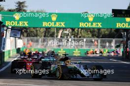 Lewis Hamilton (GBR) Mercedes AMG F1 W08. 25.06.2017. Formula 1 World Championship, Rd 8, Azerbaijan Grand Prix, Baku Street Circuit, Azerbaijan, Race Day.