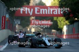 Valtteri Bottas (FIN) Mercedes AMG F1  25.06.2017. Formula 1 World Championship, Rd 8, Azerbaijan Grand Prix, Baku Street Circuit, Azerbaijan, Race Day.