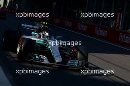 Valtteri Bottas (FIN) Mercedes AMG F1  25.06.2017. Formula 1 World Championship, Rd 8, Azerbaijan Grand Prix, Baku Street Circuit, Azerbaijan, Race Day.