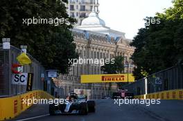 Lewis Hamilton (GBR) Mercedes AMG F1 W08. 25.06.2017. Formula 1 World Championship, Rd 8, Azerbaijan Grand Prix, Baku Street Circuit, Azerbaijan, Race Day.